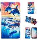 Leather Protective Case For Galaxy S10 Plus(Dolphin) - 1