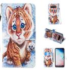 Leather Protective Case For Galaxy S10 Plus(Tiger) - 1