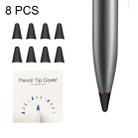 8 PCS Non-slip Mute Wear-resistant Nib Cover for M-pencil Lite (Black) - 1