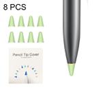8 PCS Non-slip Mute Wear-resistant Nib Cover for M-pencil Lite (Green) - 1