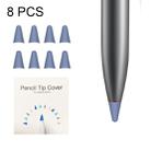 8 PCS Non-slip Mute Wear-resistant Nib Cover for M-pencil Lite (Gray Blue) - 1