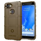 Full Coverage Shockproof TPU Case for Google Pixel 3(Brown) - 1