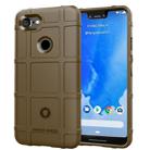 Full Coverage Shockproof TPU Case for Google Pixel 3 XL(Brown) - 1