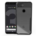 Transparent PC + TPU Full Coverage Shockproof Protective Case for Google Pixel 3a (Black) - 1