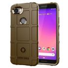 Full Coverage Shockproof TPU Case for Google Pixel 3 Lite (Brown) - 1