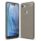 Brushed Texture Carbon Fiber Shockproof TPU Case for Google Pixel 3 XL(Grey) - 1