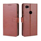 Retro Crazy Horse Texture Horizontal Flip Leather Case for Google Pixel 3XL lite, with Holder & Card Slots & Photo Frame(Brown) - 1