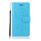 Wind Chime Owl Embossing Pattern Horizontal Flip Leather Case for Google Pixel 3 XL, with Holder & Card Slots & Wallet (Blue) - 2