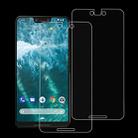 2 PCS 9H 2.5D Tempered Glass Film for Google Pixel 3XL - 1