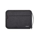 WIWU Portable Waterproof Multi-functional Headphone Charger Data Cable Storage Bag , Size: 20x14.5x7cm(Black) - 1