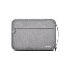 WIWU Portable Waterproof Multi-functional Headphone Charger Data Cable Storage Bag , Size: 25.5x18.5x7cm(Grey) - 1