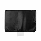 For 24 inch Apple iMac Portable Dustproof Cover Desktop Apple Computer LCD Monitor Cover with Storage Bag(Black) - 1