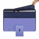 For 24 inch Apple iMac Portable Dustproof Cover Desktop Apple Computer LCD Monitor Cover with Storage Bag(Purple) - 2