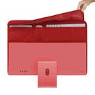 For 24 inch Apple iMac Portable Dustproof Cover Desktop Apple Computer LCD Monitor Cover with Storage Bag(Red) - 2