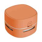 3W Hardcover Battery Style Portable Handheld Wireless Mini Desktop Vacuum Cleaner(Orange) - 1