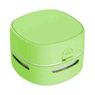 3W Hardcover Battery Style Portable Handheld Wireless Mini Desktop Vacuum Cleaner(Green) - 1