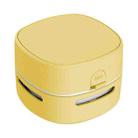 3W Hardcover Battery Style Portable Handheld Wireless Mini Desktop Vacuum Cleaner(Yellow) - 1