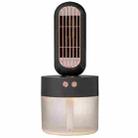 V8 Multifunctional Humidifier Fan Mini Desktop USB Charging Spray Electric Fan (Black) - 2