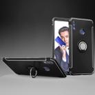 Anti-fall Magnetic Case with 360 Degree Rotating Armor Ring for Huawei Honor Note 10(Black) - 1