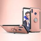 Anti-fall Magnetic Case with 360 Degree Rotating Armor Ring for Huawei Honor Note 10(Rose Gold) - 1