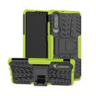 Tire Texture TPU+PC Shockproof Case for Huawei P30, with Holder (Green) - 1