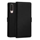 DZGOGO MILO Series PC + PU Horizontal Flip Leather Case for Huawei P30, with Holder & Card Slot & Wallet (Black) - 1