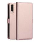 DZGOGO MILO Series PC + PU Horizontal Flip Leather Case for Huawei P30, with Holder & Card Slot & Wallet (Rose Gold) - 1