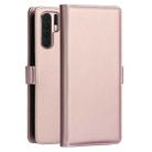 DZGOGO MILO Series PC + PU Horizontal Flip Leather Case for Huawei P30 Pro, with Holder & Card Slot & Wallet (Rose Gold) - 1