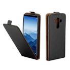 For Huawei  Mate 10 Pro TPU Business Style Vertical Flip Protective Leather Case with Card Slot (Black) - 1