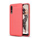 For Huawei  P20 Pro Litchi Texture Soft TPU Protective Back Cover Case(Red) - 1