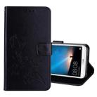 For Huawei Mate 10 Lite Rose Embossed Horizontal Flip Environmental PU Leather Case with Holder & Card Slots & Wallet(Black) - 1