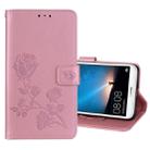 For Huawei Mate 10 Lite Rose Embossed Horizontal Flip Environmental PU Leather Case with Holder & Card Slots & Wallet (Rose Gold) - 1