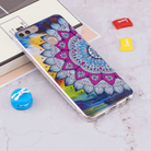 For Huawei Enjoy 7S /  P Smart Noctilucent Half Flower Pattern TPU Soft Case - 1