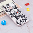 For Huawei P20 Lite Noctilucent Red Eye Skull Pattern TPU Soft Case - 1