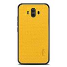 MOFI Cloth Surface + PC + TPU Protective Back Case for Huawei Mate 10 (Yellow) - 1