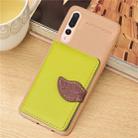 Leaf Style Magnetic Leather Case for Huawei P20 Pro, with Holder & Card Slots & Wallet & Photo Frame (Green) - 1