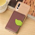 Leaf Style Magnetic Leather Case for Huawei P20 Pro, with Holder & Card Slots & Wallet & Photo Frame (Brown) - 1