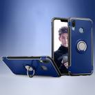 Magnetic 360 Degree Rotation Ring Armor Protective Case for Huawei Honor Play(Blue) - 1