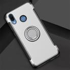 Magnetic 360 Degree Rotation Ring Armor Protective Case for Huawei Honor Play(Silver) - 2