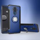 Magnetic 360 Degree Rotation Ring Holder Armor Protective Case for Huawei Mate 10 Pro (Blue) - 1