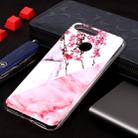 Marble Pattern Soft TPU Case For Huawei Y6 (2018)(Plum Blossom) - 1