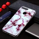 Marble Pattern Soft TPU Case For Huawei Y6 (2018)(Red) - 1