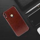 MOFI Shockproof TPU + PC + Leather Pasted Case for Huawei Honor 8X(Dark Brown) - 2