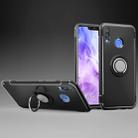 Magnetic 360 Degree Rotation Ring Holder Armor Protective Case for Huawei Nova 3 (Black) - 1