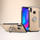 Magnetic 360 Degree Rotation Ring Holder Armor Protective Case for Huawei Nova 3i(Gold) - 1