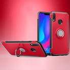 Magnetic 360 Degree Rotation Ring Holder Armor Protective Case for Huawei Nova 3i(Red) - 1