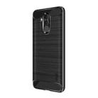 MOFI Brushed Texture Carbon Fiber Soft TPU Case for Huawei Mate 20 Lite / Maimang 7(Black) - 1