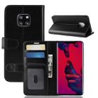 Retro Crazy Horse Texture Horizontal Flip Leather Case for Huawei Mate 20 Pro, with Holder & Card Slots & Wallet(Black) - 1