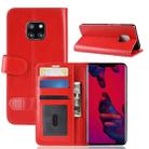 Retro Crazy Horse Texture Horizontal Flip Leather Case for Huawei Mate 20 Pro, with Holder & Card Slots & Wallet(Red) - 1