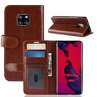 Retro Crazy Horse Texture Horizontal Flip Leather Case for Huawei Mate 20 Pro, with Holder & Card Slots & Wallet(Brown) - 1
